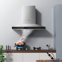 شفاط روبام 90 سم ، قوة الشفط 1200، ستيل A825