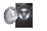 غسالة ال جي سعة 21 كجم، تحميل أمامي، لون أسود، AI...