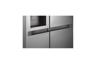 ثلاجة ال جي 22.7 قدمًا ، ثلاجة جنبًا إلى جنب ، لون...