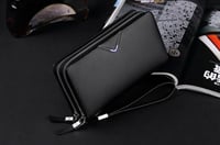 شنطة رجاليه صغيرة جلد طبيعي من وليام بولو اصلية