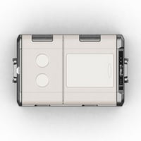 ثلاجة Alpicool حجم 55L للسيارة والرحلات - قسمين بد...