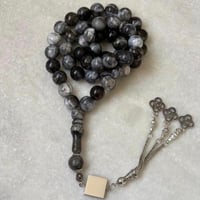 سبحة بكلايت عرق الفضة (مربع)