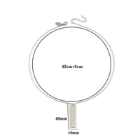 قلادة العيون او كتابة - ذهبي - فضي