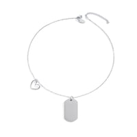 قلادة أوبيرلا مع قلب حجم كبير