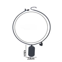 تعليقة سيارة أوبيرلا مع قلب (فضي - أسود - ذهبي )