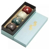 مجموعة 4 أكواب فخارية