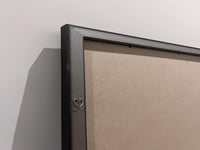 برواز لوحة جدارية - أسود