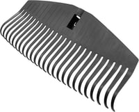 مشط أوراق (وسط) مع عصا