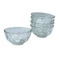 طقم زبادي زجاج 5 قطع