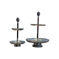 ستاند ضيافة ستيل دورين منحوت يدويا