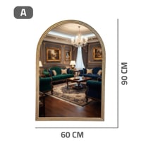 مرايات حائط ديكور بإطار خشبي 60*90 سم