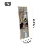 مرايات ديكور طويلة بإطار خشبي 166*56 سم