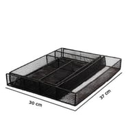 سلة ملاعق ستيل فضي قطعتين