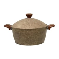 قدر جرانيت لون بيج رملي 28 سم