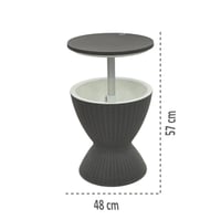 طاولة مع حافظة ثلج 30L