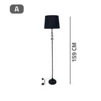 ابجورة ستاند طويلة ثلاث كرات كريستال