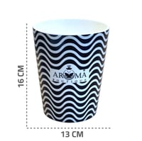 شموع عطريه اروما BLACK WHITE