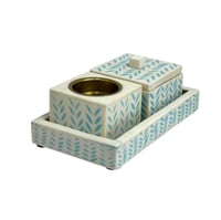 طقم مبخرة رايزن نقشة السنبلة