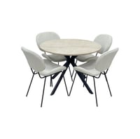 طاولة طعام دائرية خشب