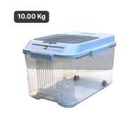 علب تخزين الأرز بلاستيك شفاف