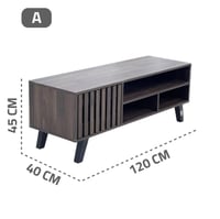 طاولات خشب مستطيلة للتلفاز 120 سم