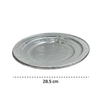 صحن قصدير دائري