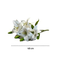 ورد ليليوم صناعي ملمس طبيعي