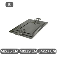 طوفريات 3 قطع ستيل