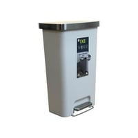 سلة مهملات دعاسة ايكو بلاستيك