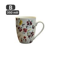 كوب سيراميك رسمة أزهار