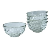 طقم زبادي زجاج 5 قطع