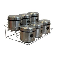 طقم بهارات استيل مع ساند