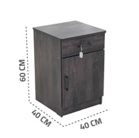 كومدينة خشب طبيعي فخمة