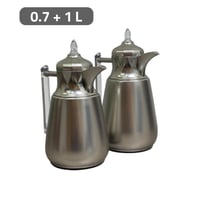 ترامس قهوه وشاي فخمه 0.7 + 1.0 لتر