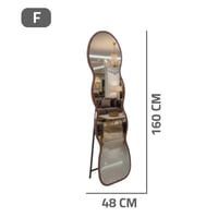 مرايا خشب مع ستاند خلفي
