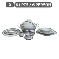 طقم سفرة سيراميك 6 اشخاص