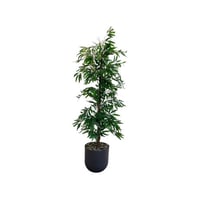 شجرة اوراق البامبو حوض بلاستيك