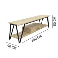 طاولة تلفاز بلازما رف خشب