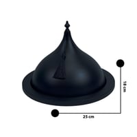 صحن تقديم مع غطاء ألمونيوم