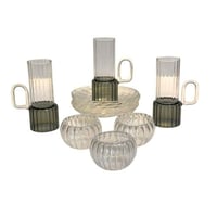 طقم شاي وقهوة عربي 18 قطعة