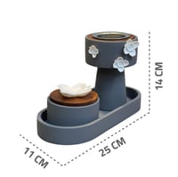 طقم مبخرة جبس فاخرة