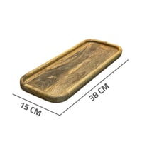 صينية تقديم خشب مستطيل