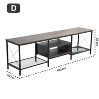 طاولة شاشة بلازما خشب