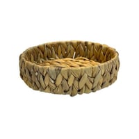 سلة خوص شعبية دائرية