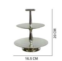 ستاند مكسرات دورين ستيل دائري