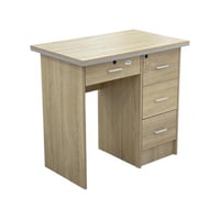 مكتب خشبي صغير 80 سم مع أدرج