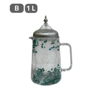 جك زجاج ورد مجفف