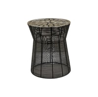 طاولة نار معدن صناعة هندية دائري