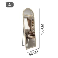 مرايه طوليه بإطار خشبي 166*56 سم