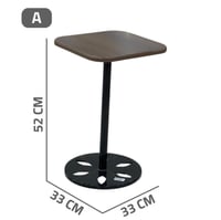 طاولة خدمة خشب مع قاعدة
